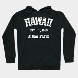 Hawaiian Aloha State Graphic Vintage Hawaiian Islands Hoodie